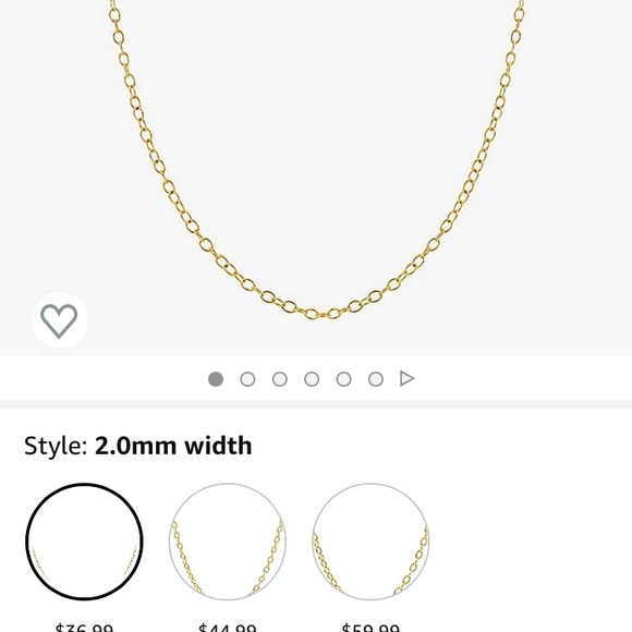 7 gold chains huge gold lot!! - Picture 15 of 16